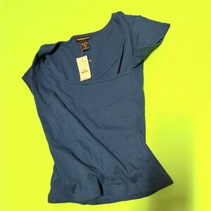 Express Jeans Blue Women’s Double Layer Shirt Small